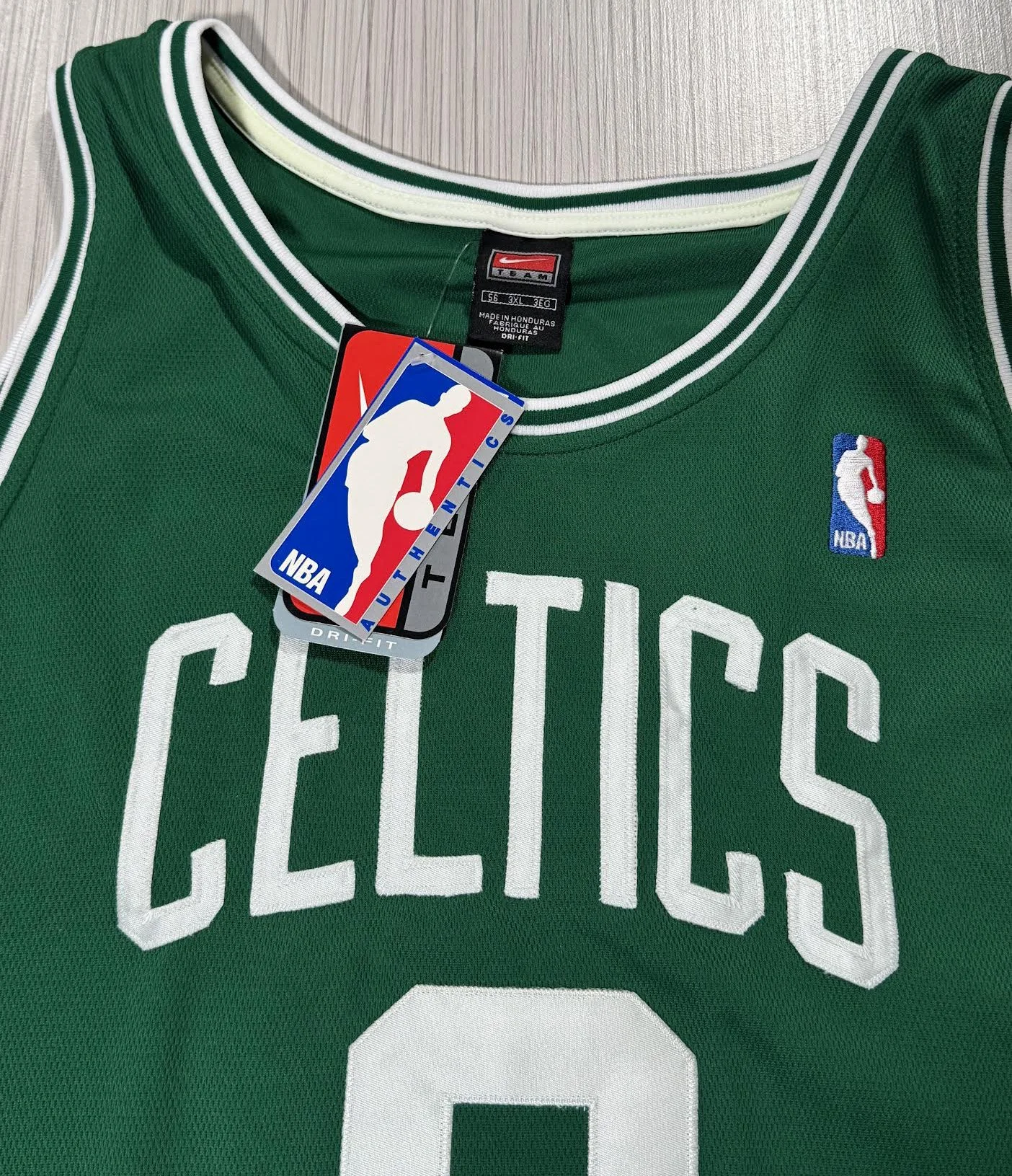 Vintage Nike Boston Celtics Antoine Walker Green Authentic Jersey